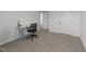 Office space with gray carpet, a desk, and a chair at 125 Paperwhite Pl, Clayton, NC 27527