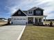 Charming two-story home with a well-manicured lawn and attached two-car garage, complete with traditional architectural details at 141 Trescott St, Smithfield, NC 27577