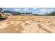 View of the home site on partially cleared land with utility hookups and nearby houses at 143 Royal Ave, Selma, NC 27576