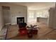 Spacious living room with a fireplace and lots of natural light at 147 Tuskeegee Dr, Smithfield, NC 27577