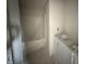 Bathroom area showcasing a shower and vanity, ready for finishing touches at 18 W Emily Gardens Dr, Selma, NC 27577