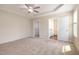 Large main bedroom with walk-in closet and ensuite bathroom at 210 Maxwell Farm Ln, Selma, NC 27576