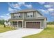 Charming two-story home with a two-car garage, inviting front porch, and well-maintained landscaping at 212 Tuscany Cir, Princeton, NC 27569