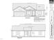 Architectural rendering showcases the home's charming front elevation, including a two-car garage and inviting entry at 28 Bailey-Boykin Rd, Selma, NC 27576