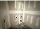 Unfinished laundry room features utility connections and ample space for appliances, awaiting finishing touches at 28 Bailey-Boykin Rd, Selma, NC 27576