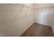 Spacious walk-in closet with built-in shelving and ample storage space, perfect for organizing your wardrobe at 282 Trescott St, Smithfield, NC 27577