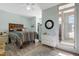 Spacious main bedroom featuring a walk-in closet and an attached bathroom at 309 14Th St, Butner, NC 27509