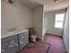 New full bathroom featuring a gray vanity, and a shower and tub, ready for finishing at 33 W Emily Gardens Dr, Selma, NC 27576