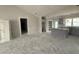 Bright, open kitchen area featuring an island and modern finishes at 40 Bailey-Boykin Rd, Selma, NC 27576