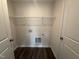 Laundry room area with connections for a washer and dryer, and plenty of space at 43 Chloe Ct, Selma, NC 27577