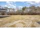Large backyard, ready for landscaping and outdoor activities at 46 Lupin Dr, Smithfield, NC 27577