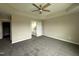 An expansive main bedroom flows into an attached bathroom with tub at 48 Silver Ct, Smithfield, NC 27577