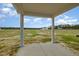 This is a view of the back porch and the backyard at 53 Barony Ln, Smithfield, NC 27577