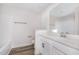 This bathroom features a large vanity and a bathtub-shower combination at 53 Barony Ln, Smithfield, NC 27577
