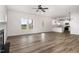 Spacious living room features hardwood floors and abundant natural light at 53 Barony Ln, Smithfield, NC 27577