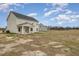 The large backyard features a newly constructed home at 54 Barony Ln, Smithfield, NC 27577