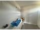 Bathroom under construction with double sinks, grey tile floors, and white walls at 56 Bailey-Boykin Rd, Selma, NC 27576