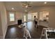 Spacious living room featuring vaulted ceilings, fireplace, and hardwood flooring at 71 Royal Ave, Selma, NC 27576