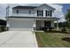 Charming two-story home with a two-car garage, beautiful landscaping, and a welcoming front porch at 82 W Emily Gardens Dr, Selma, NC 27576