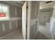 Unfinished bathroom area featuring a shower/tub combo, offering a blank canvas for finishing at 82 W Emily Gardens Dr, Selma, NC 27577