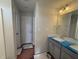 Bathroom featuring double sink vanity, providing ample space with modern fixtures at 89 W Emily Gardens Dr, Selma, NC 27576