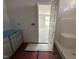 En-suite bathroom featuring white cabinets and a walk-in shower at 89 W Emily Gardens Dr, Selma, NC 27576