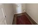 The laundry room has waterproof flooring, new connections and is ready to be built out at 9 W Emily Gardens Dr, Selma, NC 27576