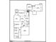 Detailed floor plan showcasing the layout of a two-story residence at 1005 Vesper Ct, Durham, NC 27703