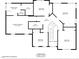 Detailed floorplan of the first floor showing the layout of rooms and dimensions at 101 Elk River Ct. Ct, Mebane, NC 27302