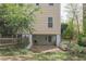 Exterior backyard with covered area at 1208 College Pl, Raleigh, NC 27605