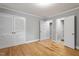 Open Bedroom layout with access to closets and other rooms at 1615 Malta Ave, Raleigh, NC 27610