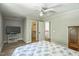 Bedroom boasts hardwood floors, a walk in closet, and natural lighting at 1900 High Oaks Ln, Raleigh, NC 27606