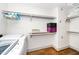 Walk-in closet provides ample shelving and storage at 200 Lincoln Ct, Raleigh, NC 27610