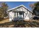 Exterior elevation of a one-story home with light gray siding at 257 E Raleigh Blvd, Rocky Mount, NC 27801