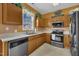 Efficient kitchen with stainless steel appliances and ample cabinet space at 2604 Smoky Topaz Ln, Raleigh, NC 27610