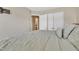 Bright main bedroom with view to ensuite bathroom and closet at 2604 Smoky Topaz Ln, Raleigh, NC 27610
