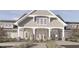 Beautiful community clubhouse with a gray shingled exterior and a welcoming entrance at 817 Central Pk Dr, Raleigh, NC 27604