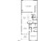 Main floor plan featuring a garage, kitchen, dining, Gathering, and primary suite, with labeled dimensions at 817 Central Pk Dr, Raleigh, NC 27604