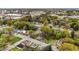 An aerial view showcasing a serene residential area with lush greenery, quiet streets, and a mix of cozy, detached homes at 312 E Highland Ave, Rocky Mount, NC 27801