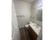 Well-lit half-bathroom with modern fixtures and ample counter space at 3533 Ivy Commons Dr # 301, Raleigh, NC 27606