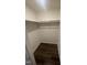 Walk-in closet with shelving for storage at 3533 Ivy Commons Dr # 301, Raleigh, NC 27606