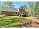 The backyard features a deck with plenty of lawn space at 363 Dublin Dr, Sanford, NC 27330