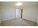 This bedroom has neutral walls, carpeted floors, and a closet for storage at 3728 Gideon Dr, Wake Forest, NC 27587