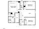 Detailed floorplan of the second floor layout, including owner's suite, loft, and bedrooms at 420 Shelby Meadow Ln, Angier, NC 27501