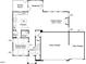 Detailed floorplan of the first floor layout, including kitchen, Gathering room, and garage at 420 Shelby Meadow Ln, Angier, NC 27501