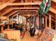 Spacious attic storage area with wooden beams and ample room for organizing belongings at 422 Old Scarborough Ln, Garner, NC 27529