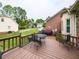 Inviting backyard deck perfect for outdoor relaxation with backyard and seating area at 422 Old Scarborough Ln, Garner, NC 27529