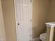 Bathroom featuring toilet with neutral color palette at 4610 Miller Dr, Durham, NC 27704