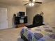 Bedroom featuring neutral walls and a ceiling fan at 4610 Miller Dr, Durham, NC 27704