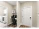 Office nook with a built-in desk, shelves, and a comfortable gaming chair at 52 Sagebrook Ct, Zebulon, NC 27597